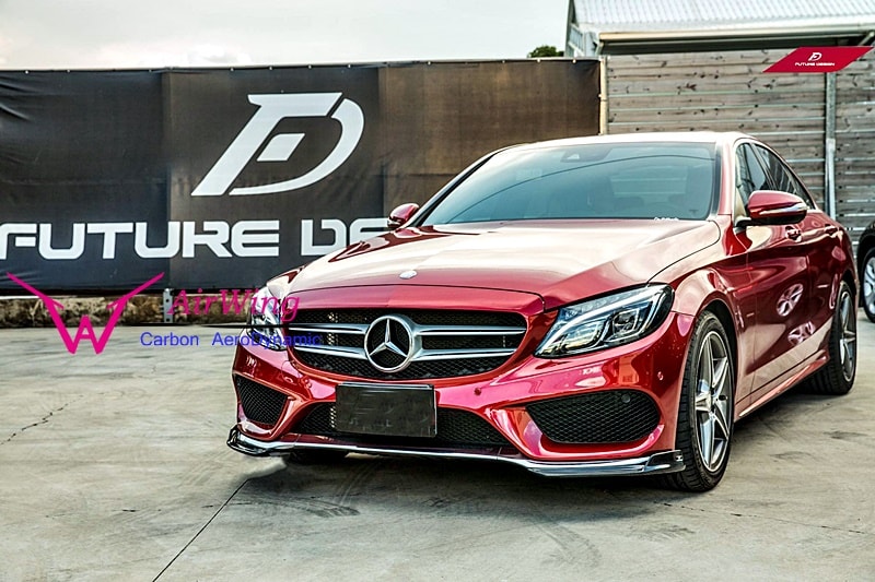 Mercedes-Benz W205 Future Design carbon front splitter 01